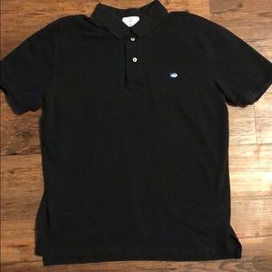 Black Southern tide short sleeve polo